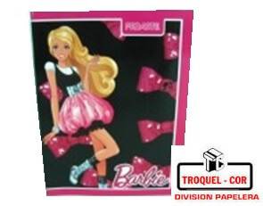 Cuaderno Escolar Tapa Flexible 48 Hojas Barbie