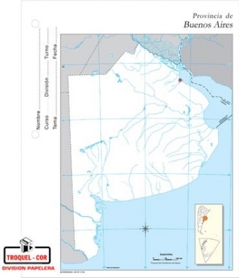 Mapa Poltico N3 Buenos Aires