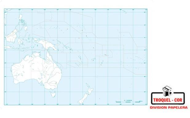 Mapa Político Nº5 Oceania