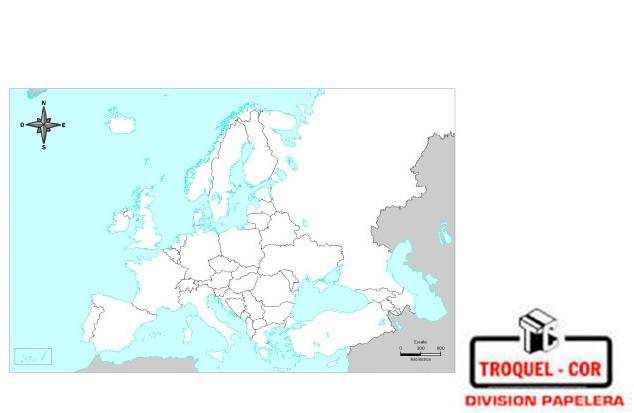 Mapa Politico Nº5 Europa Rivadavia