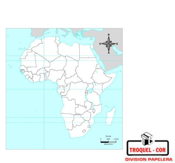 Mapa Poltico N5 Africa