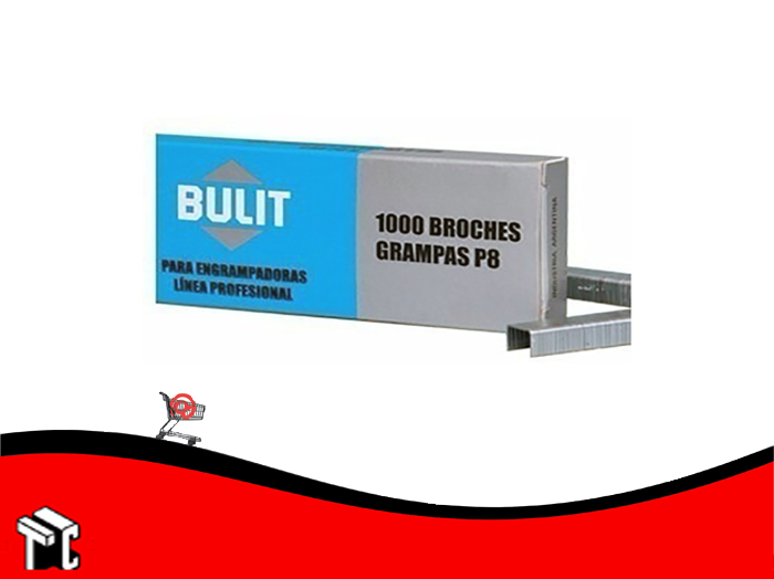 Broches Grampas Bulit S8 X 1000