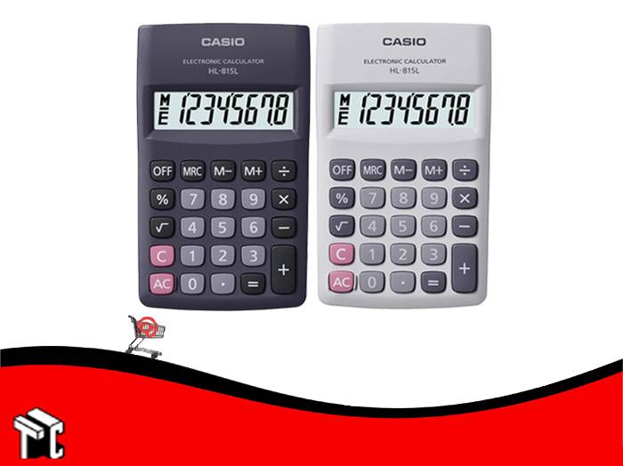 Calculadora Casio Hl-815l 8 Dígitos