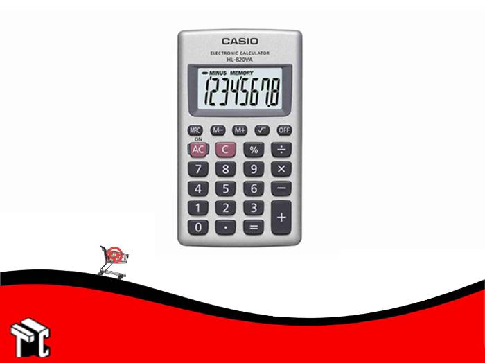 Calculadora Casio Hl-820va 8 Dígitos 