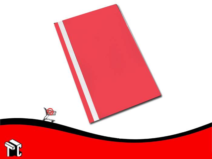 Carpeta A4 Base Opaca Tapa Transparente Util-of Rojo 