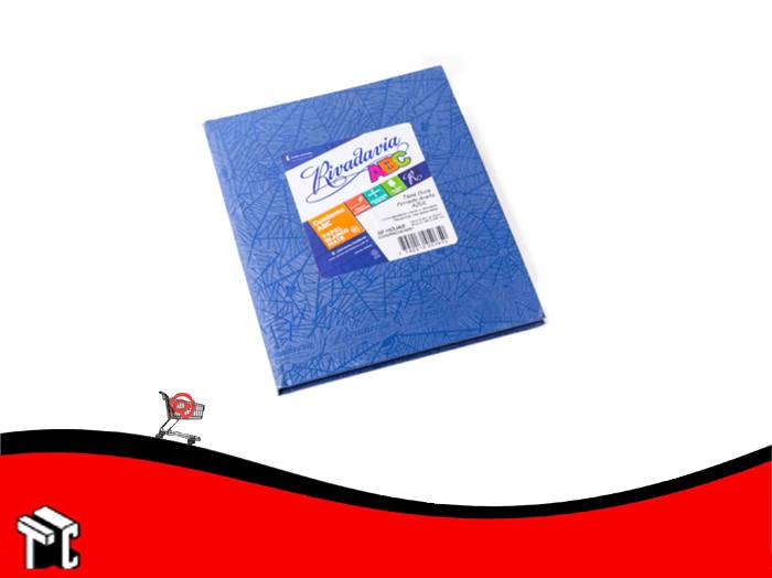 Cuaderno Rivadavia Abc Araa Tapa Dura X 50 Hj Ray. Azul
