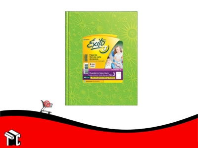 Cuaderno Araña Tapa Dura Éxito X 48 H Ray Verde Manzana  N.3 
