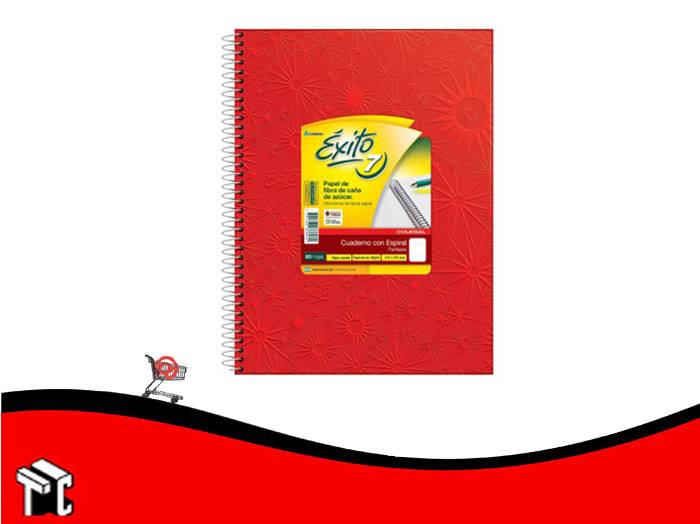 Cuaderno Con Espiral xito N.7 Rojo 60 H Ray