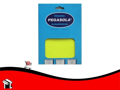 Etiqueta Pegasola A5 36401 Verde Fluo 