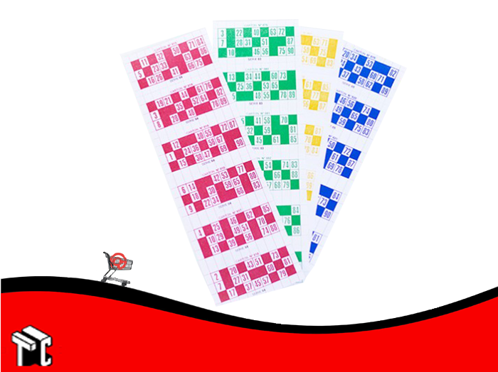 Talonario Para Bingo Por 600 Cartones