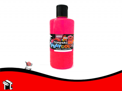Tempera Playcolor Rosa Fluo X 250 Grs.