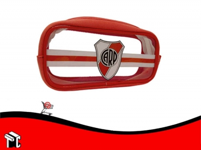 Cartuchera 1 Cierre Neoprene + Pvc River Plate 