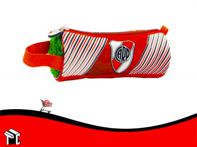 Cartuchera 1 Cierre Tubo River Plate Ri005