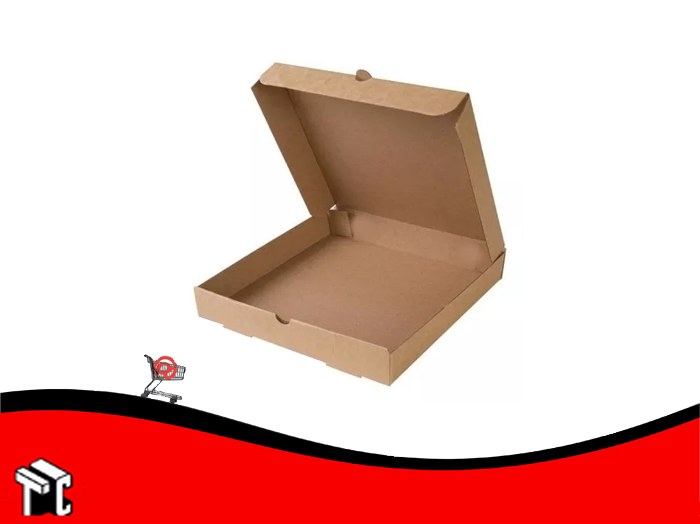 Caja Microcorrugado Marrn Para Pizza Grande X 50 Ud