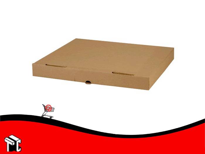 Caja Microcorrugada Marron Para Media Pizza X 50 Ud. M/m 