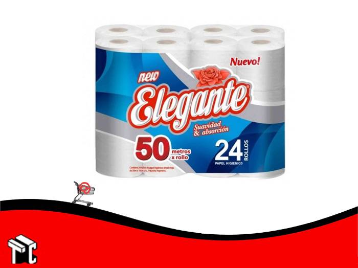 Papel Higienico Elegante Premium 24x50 Mts