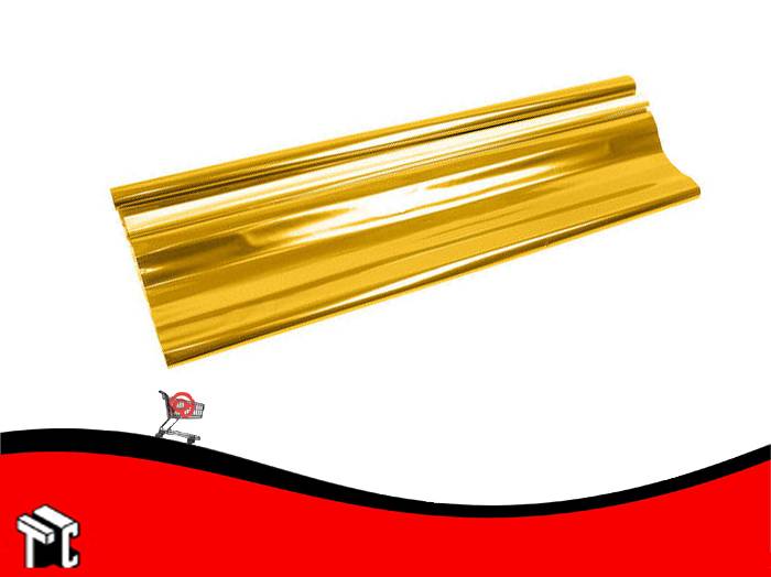 Papel De Regalo Metalizado Oro 70x50cm