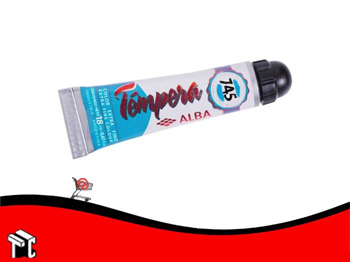 Tempera Profesional Alba 745 Azul Ultra Mar X 18 Ml