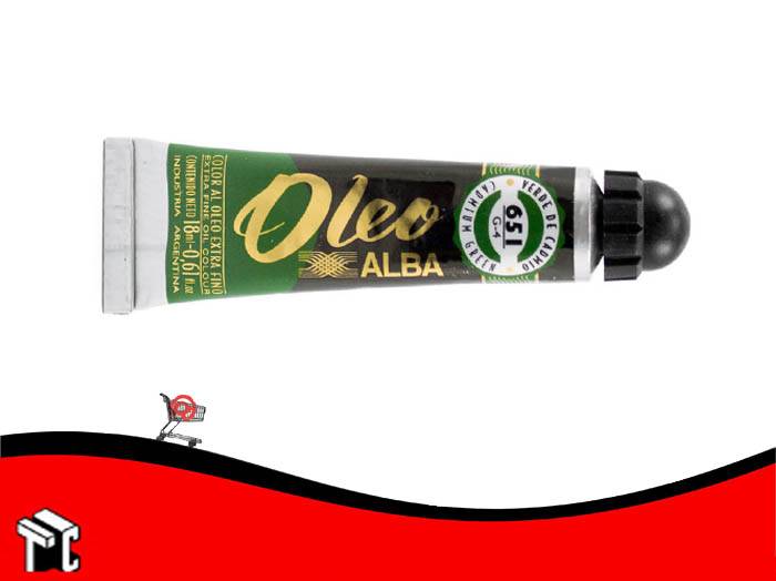 Oleo Alba Verde De Cadmio 651 X 18 Ml